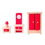 Set mobilier Dormitor  pentru casute de papusi WoodyLand